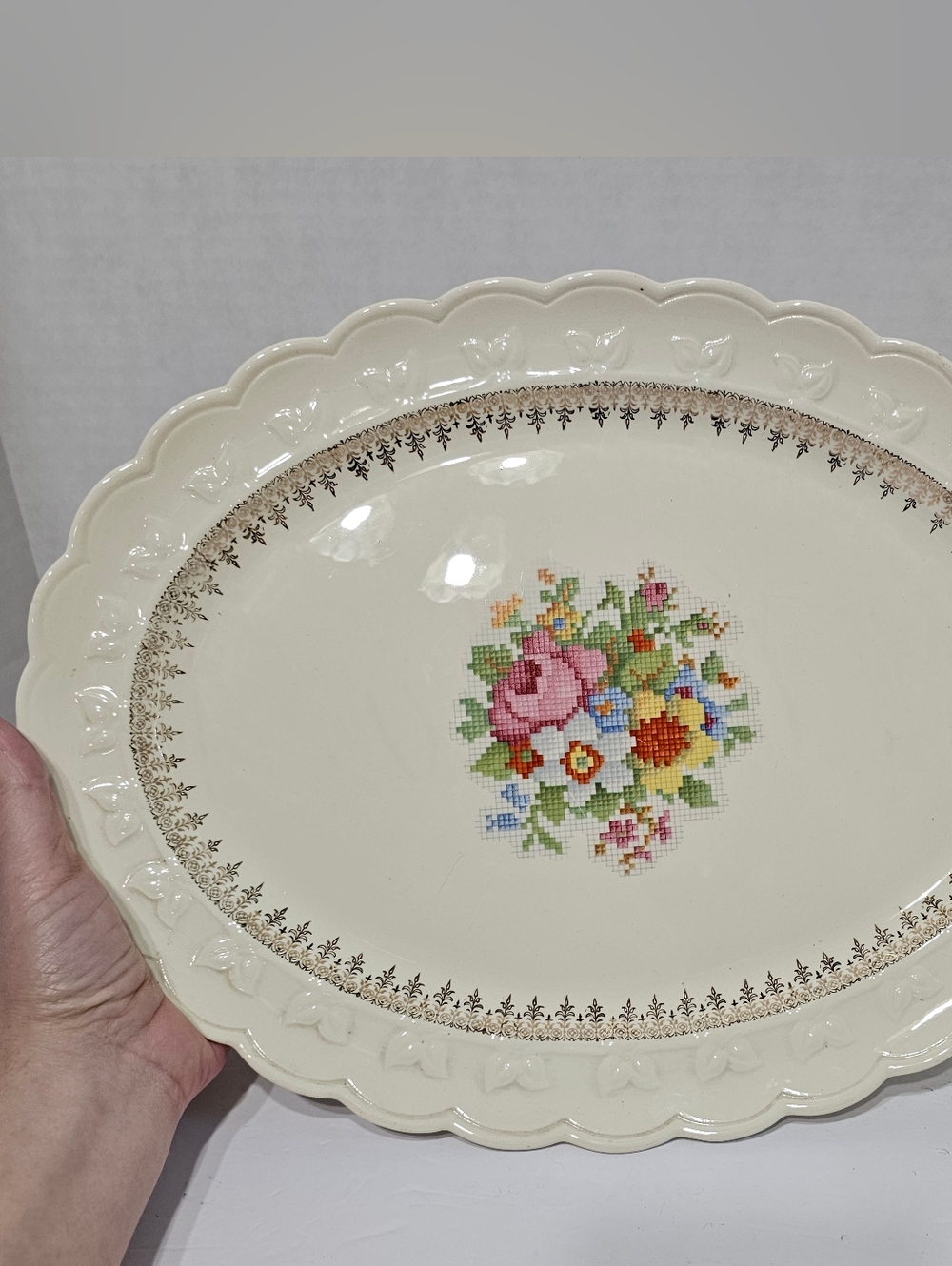 Taylor Smith Taylor 7401 Crochet Pattern Serving Platter